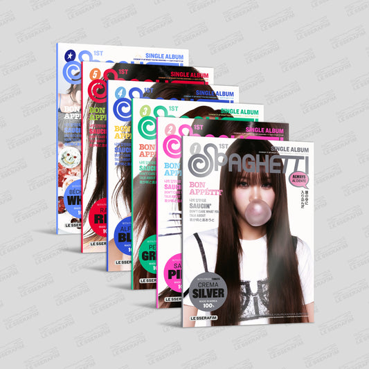 LE SSERAFIM - SPAGHETTI (1st Single Album) COMPACT