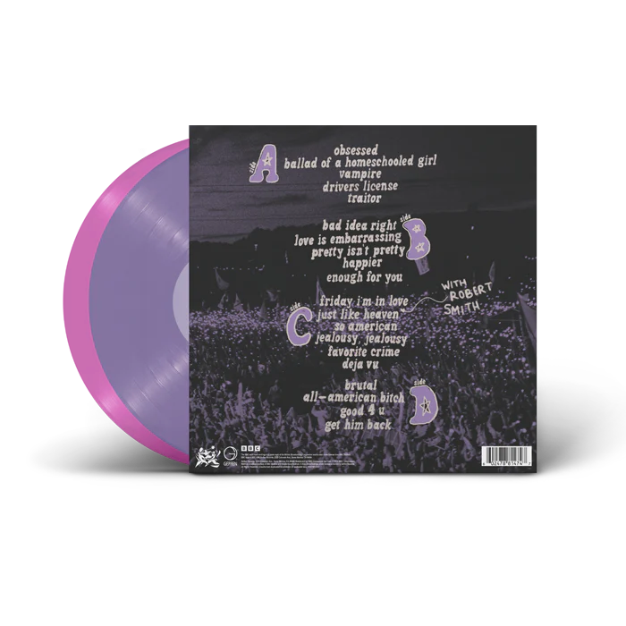 [PRE-ORDEN] OLIVIA RODRIGO - Live from Glastonbury (a BBC recording) VINILO