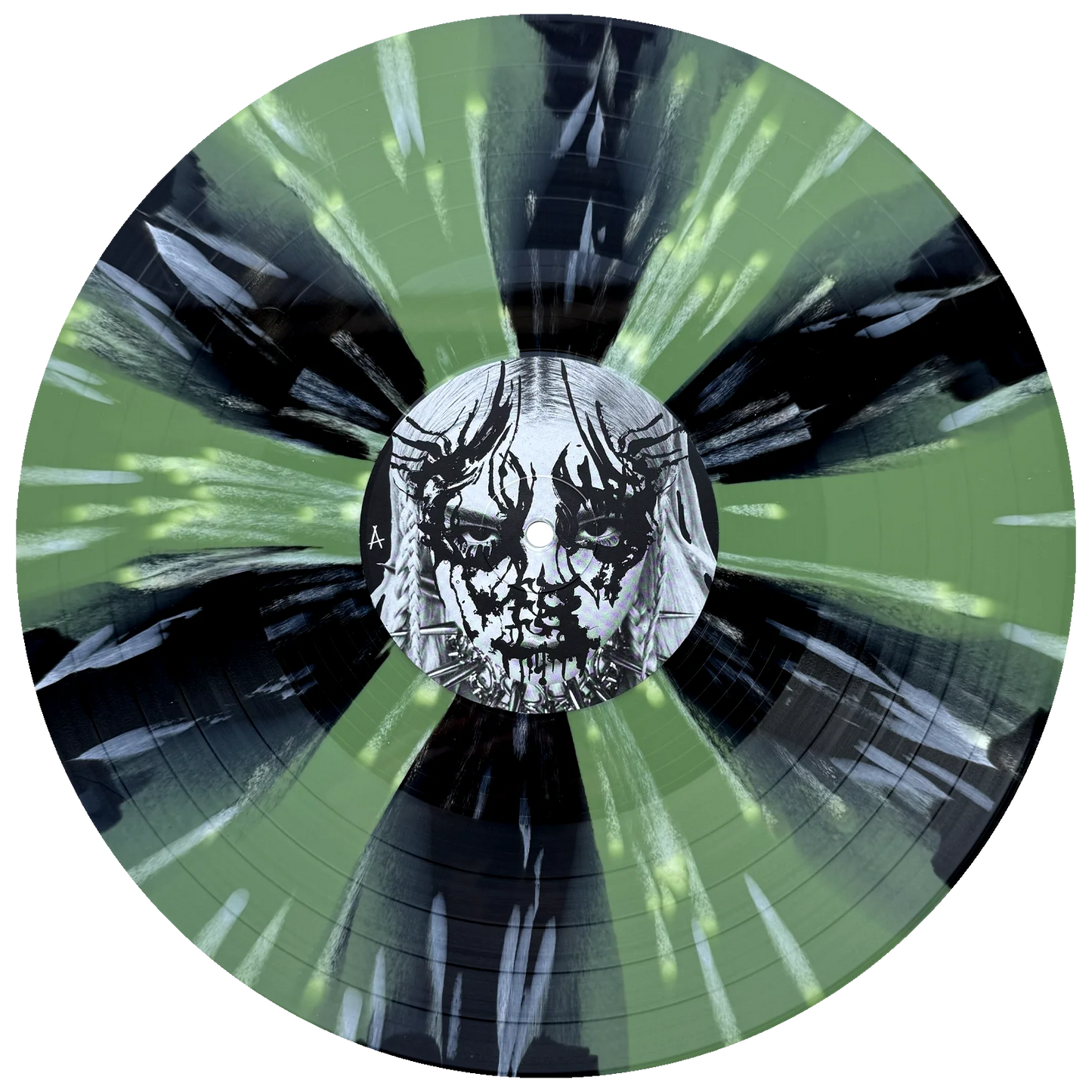 POPPY - I disagree VINILO Black + Olive Green Cornetto w/ White Splatter