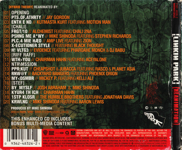 LINKIN PARK - Reanimation CD
