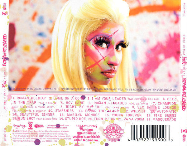 NICKI MINAJ - Pink Friday: Roman Reloaded CD