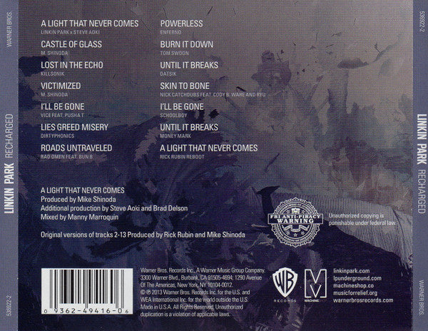 LINKIN PARK - Recharged CD