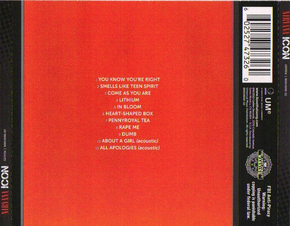 NIRVANA - Icon CD