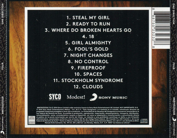 ONE DIRECTION - Four CD