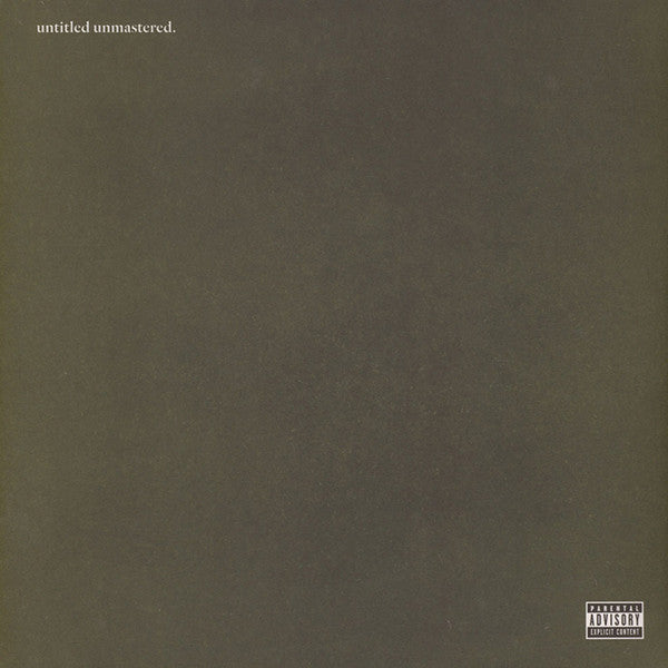 KENDRICK LAMAR - Untitled unmastered VINILO