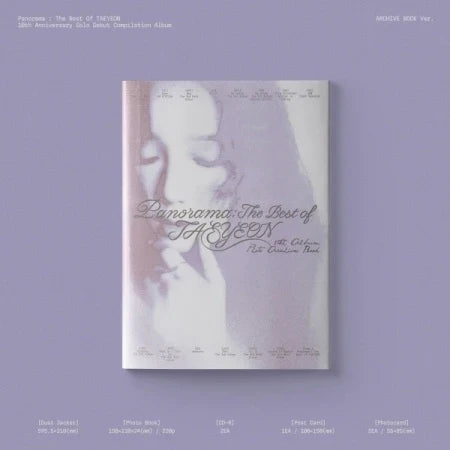 [PRE-ORDEN] TAEYEON - PANORAMA : THE BEST OF TAEYEON (ARCHIVE BOOK Version)