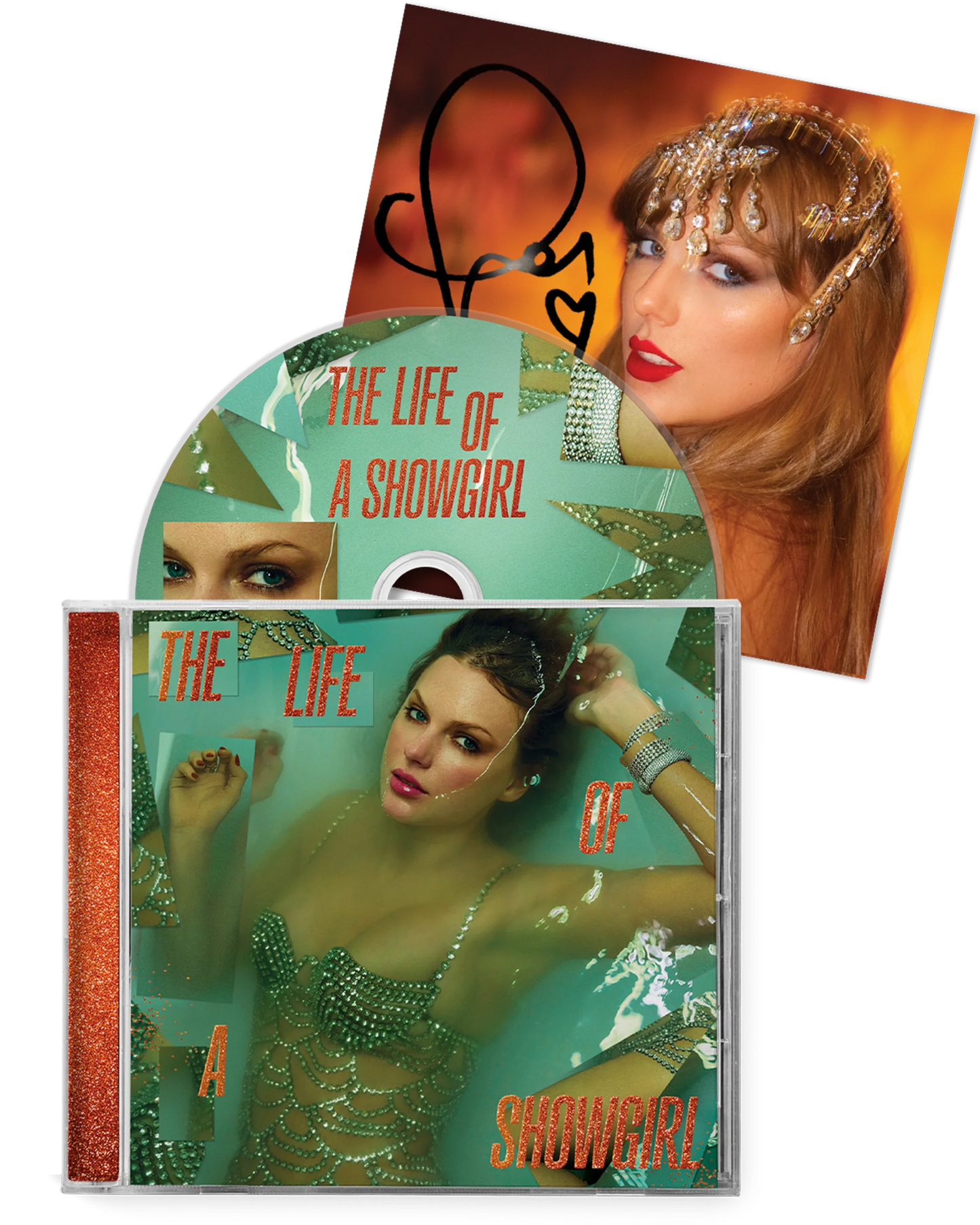 TAYLOR SWIFT - The Life of a Showgirl CD AUTOGRAFIADO