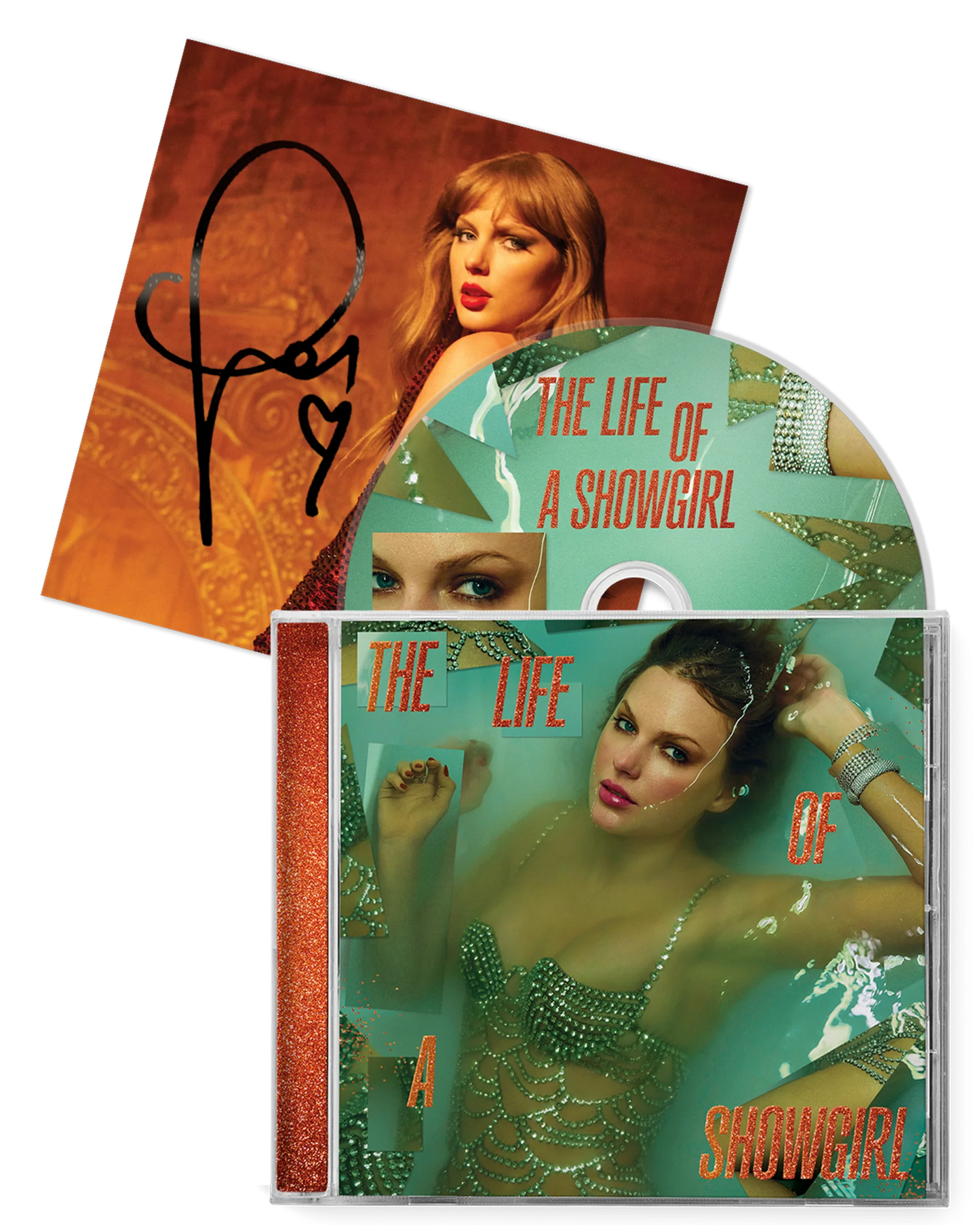 TAYLOR SWIFT - The Life of a Showgirl CD AUTOGRAFIADO