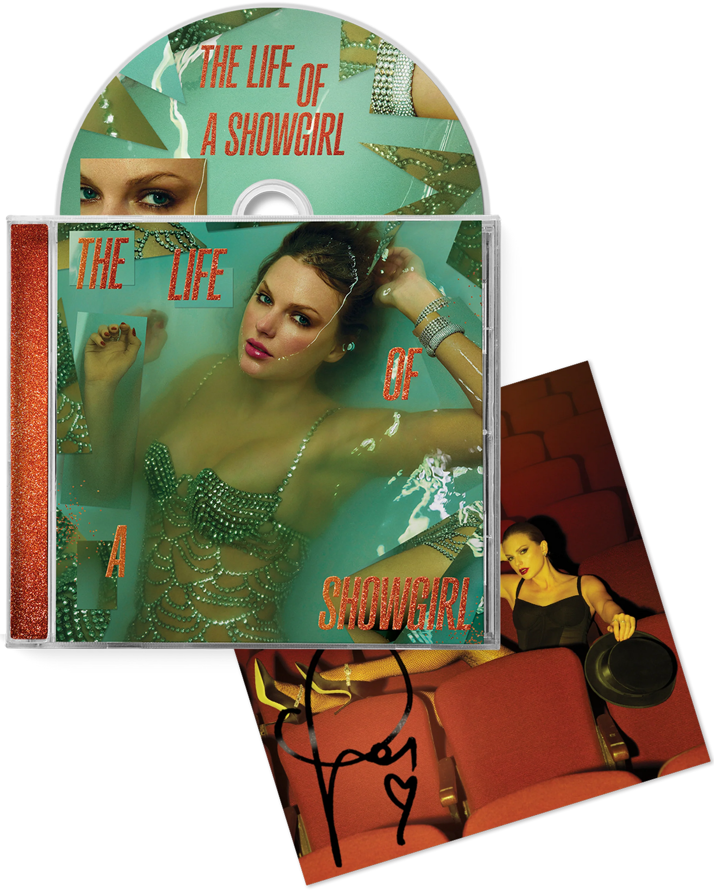 TAYLOR SWIFT - The Life of a Showgirl CD AUTOGRAFIADO