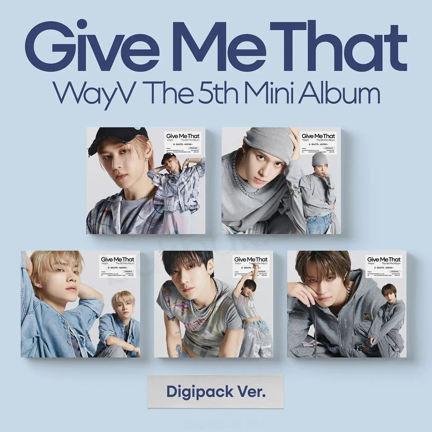 WAYV - GIVE ME THAT (5th Mini Album) DIGIPACK