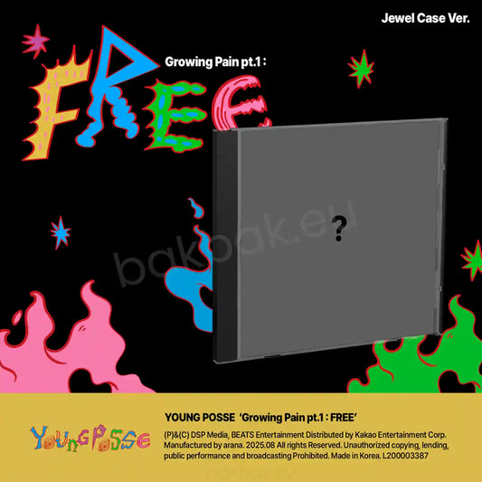YOUNG POSSE - GROWING PAIN PT.1 : FREE JEWEL CASE