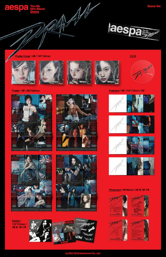 AESPA - Drama (4th Mini Album) SCENE Version