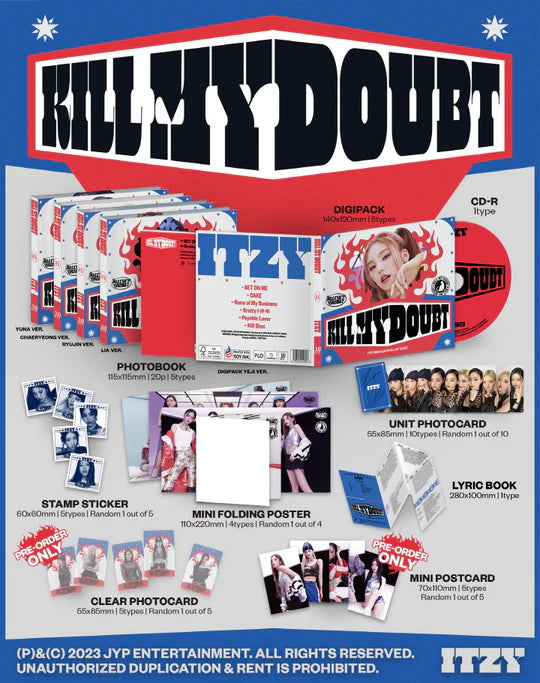 ITZY - KILL MY DOUBT DIGIPACK