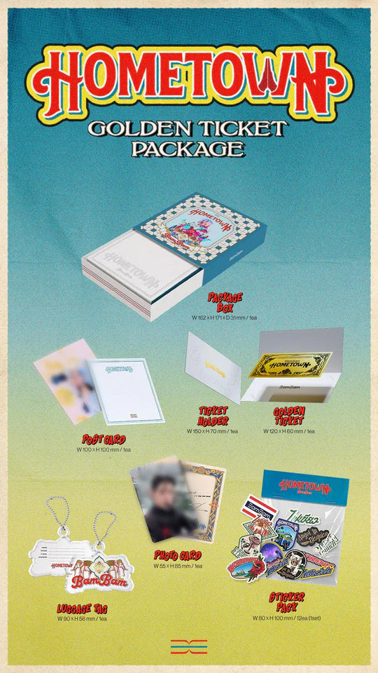 [PRE-ORDEN] BAMBAM (GOT7) - BAMBAM - HOMETOWN (EP Album)