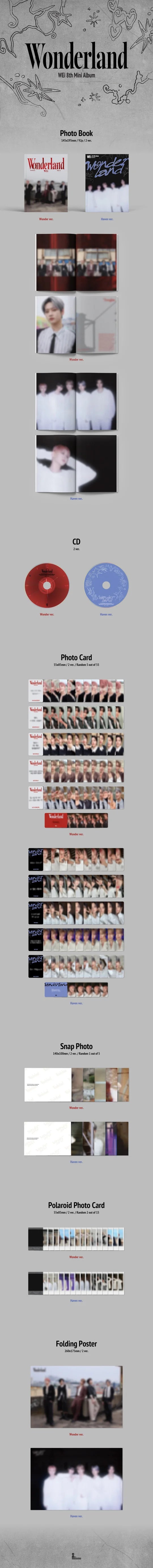 WEi - WONDERLAND (8th Mini Album)