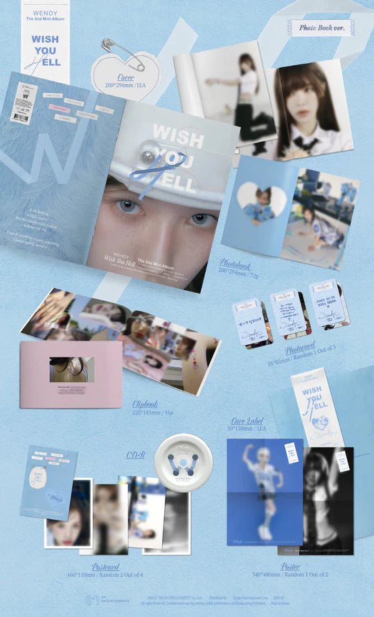 WENDY (RED VELVET) - WISH YOU HELL (2nd Mini Album) PHOTOBOOK Version