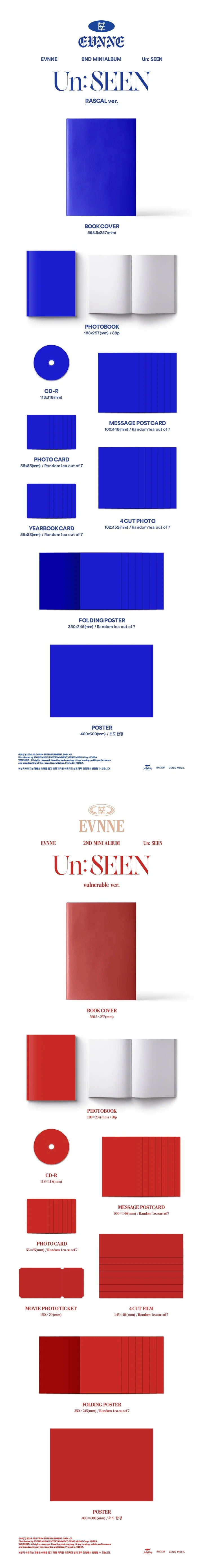 EVNNE - UN: SEEN (2nd Mini Album)