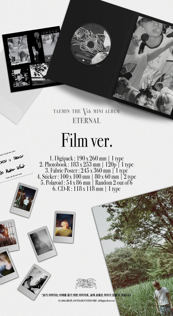 TAEMIN (SHINEE) - ETERNAL (5th Mini Album) FILM ver.