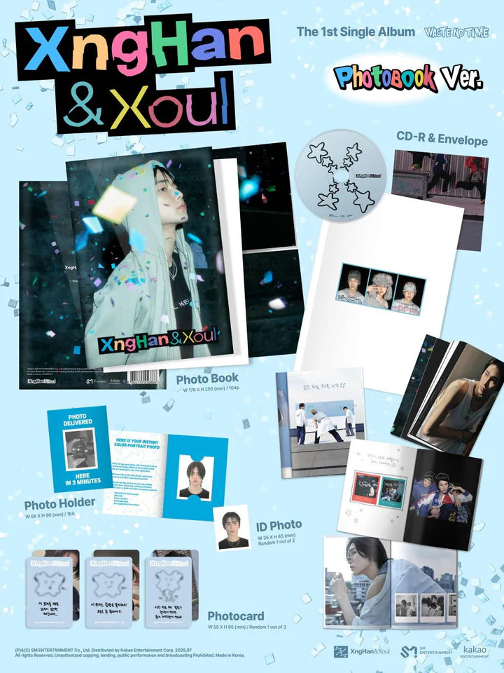 XNGHAN&XOUL - WASTE NO TIME (Single Album) PHOTOBOOK