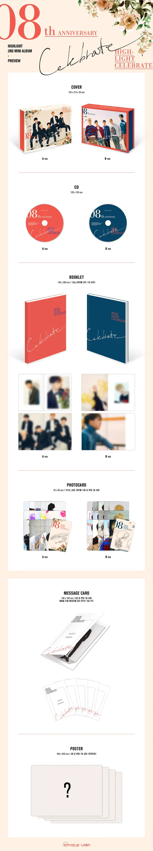 HIGHLIGHT - Celebrate (2nd Mini Album)
