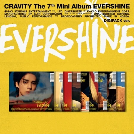 CRAVITY - EVERSHINE (7th Mini Album) DIGIPACK