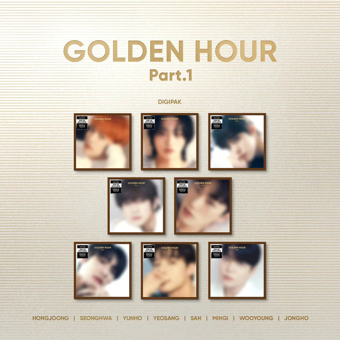 ATEEZ - GOLDEN HOUR : Part.1 DIGIPACK (10th Mini Album)