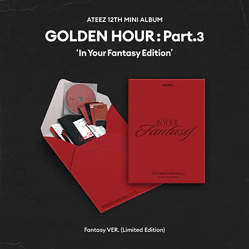 ATEEZ - GOLDEN HOUR : PART.3 IN YOUR FANTASY EDITION (12th Mini Album) LIMITED Edition FANTASY Version