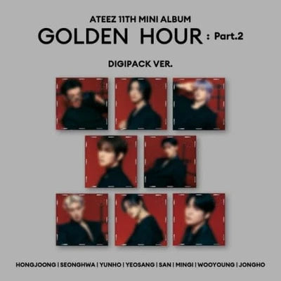 ATEEZ - GOLDEN HOUR : PART.2 (11th EP Album) DIGIPACK