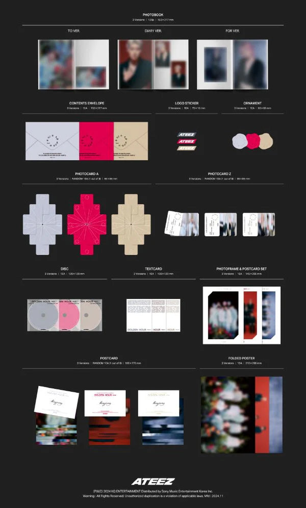 ATEEZ - GOLDEN HOUR : PART.2 (11th EP Album)