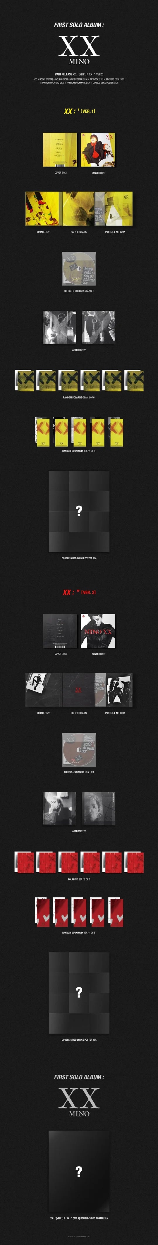 MINO (WINNER) - XX (1st Solo Album)