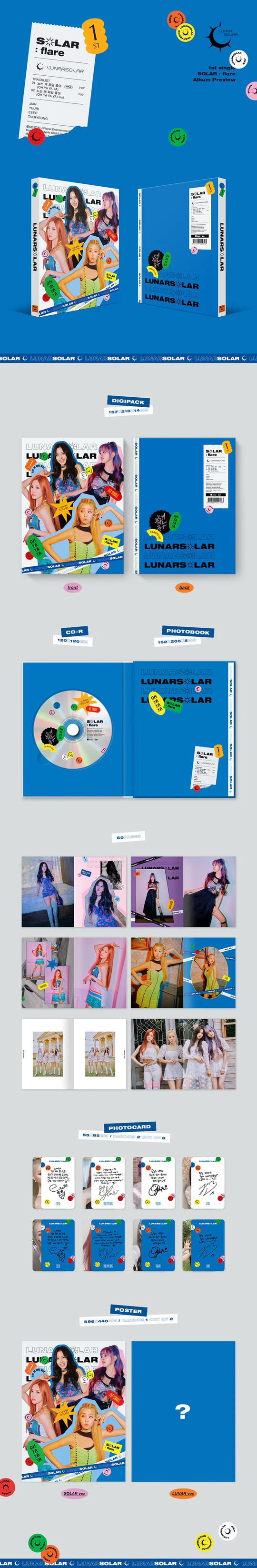 LUNARSOLAR - Solar : Flare (1st Single Album)