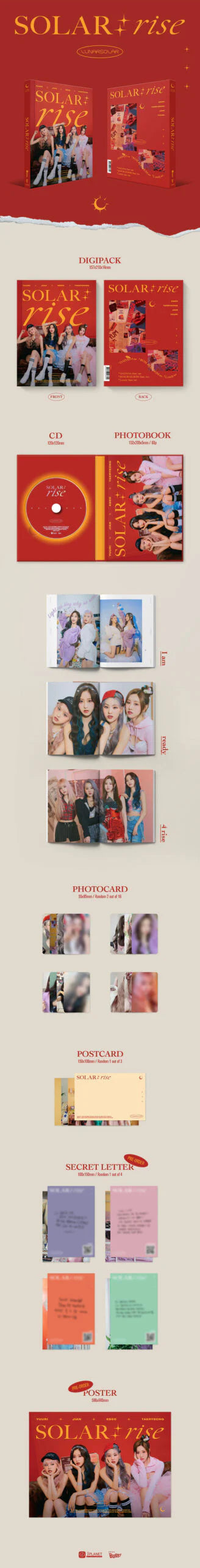 LUNARSOLAR - Solar : Rise (2nd Single Album)