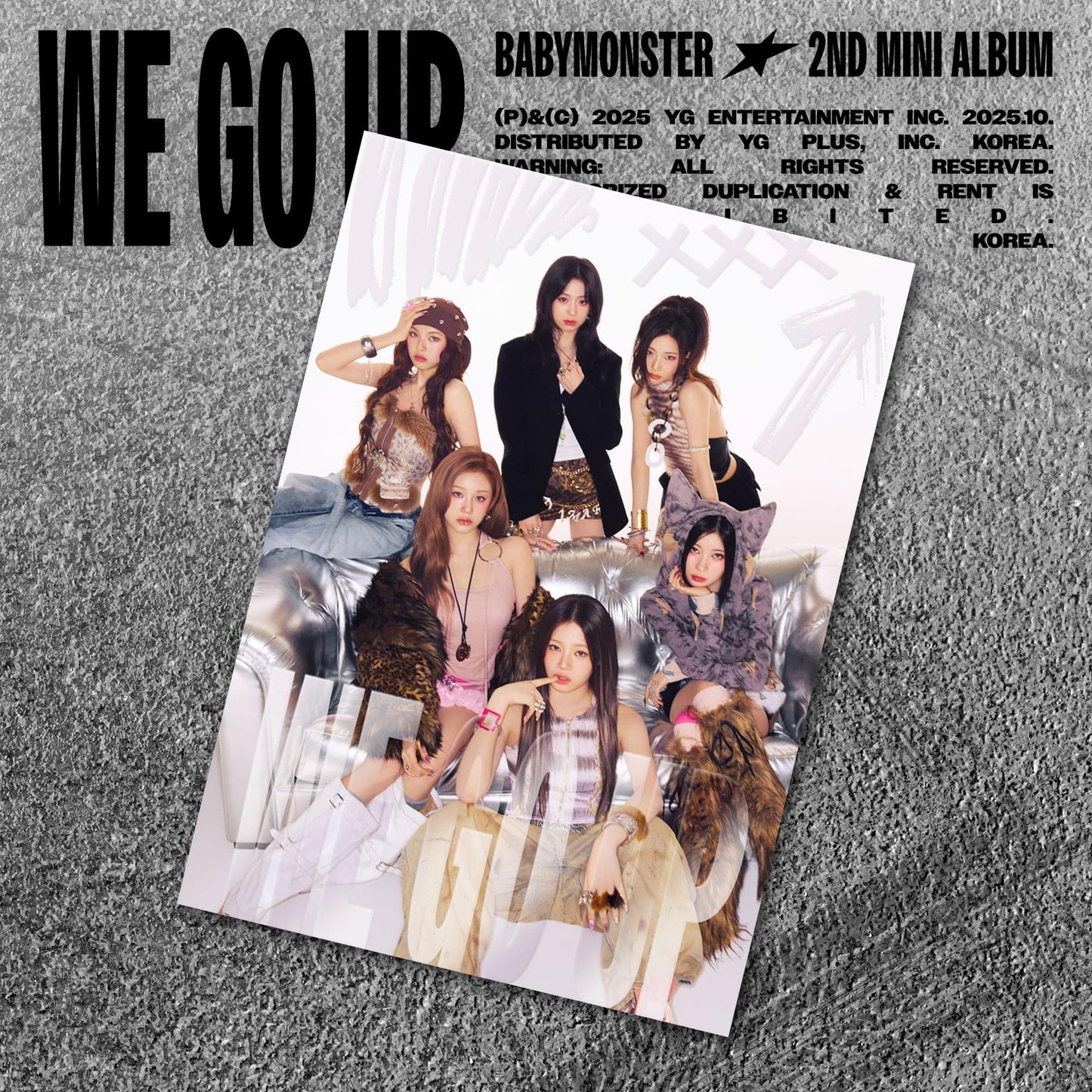 BABYMONSTER - WE GO UP (2ND MINI ALBUM) POSTCARD