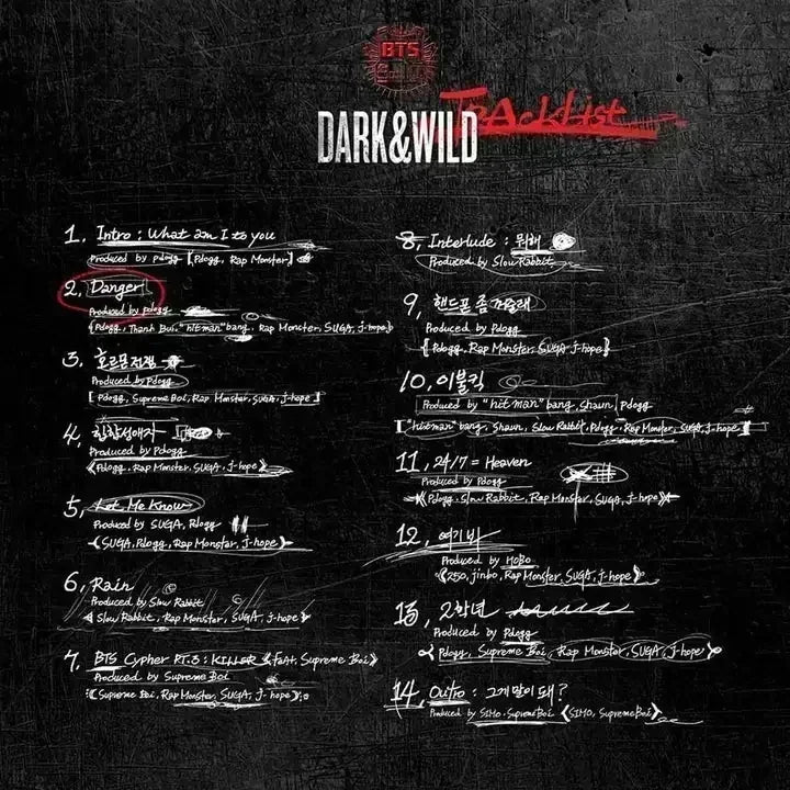BTS - Dark and wild (1st album)