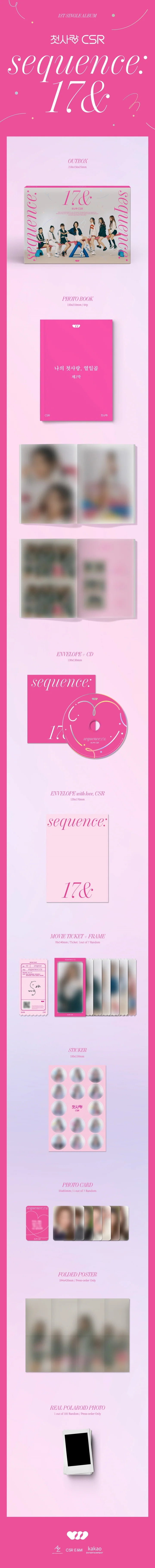 CSR - Sequence : 17& (1st Single Album)
