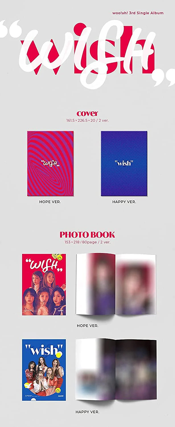 WOO!AH! - Wish (3rd Single Album)
