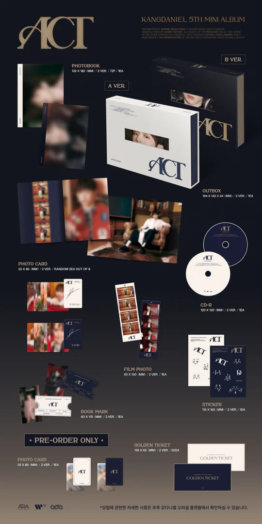 KANG DANIEL - ACT (5th Mini Album)