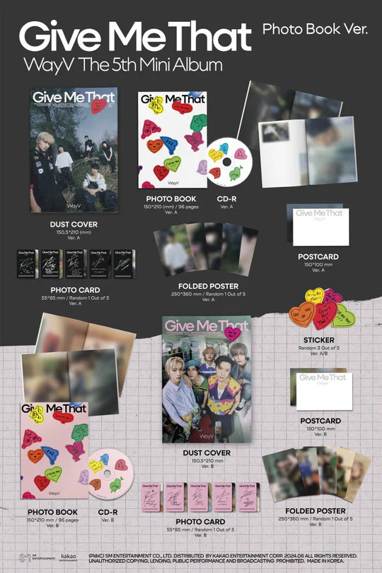 WAYV - GIVE ME THAT (5th Mini Album)
