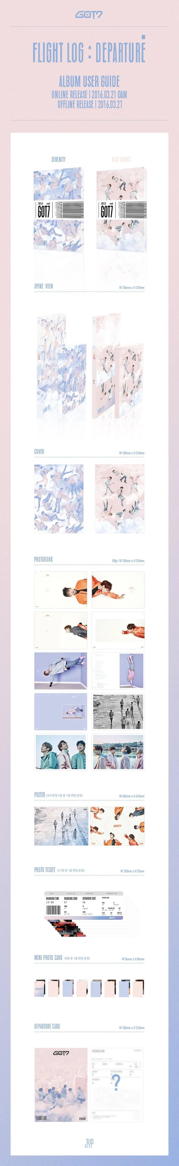 GOT7 - FLIGHT LOG : DEPARTURE (5th Mini Album)