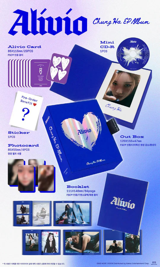 CHUNGHA - ALIVIO (Mini EP Album)
