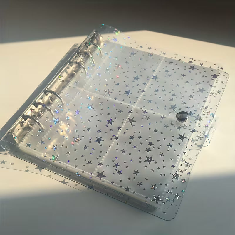 BINDER A5 - Transparente Estrellas Holo