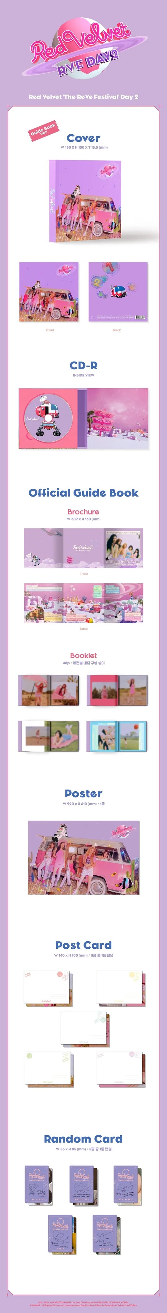 RED VELVET - The Reve Festival Day 2 (7th Mini Album) GUIDE BOOK Version