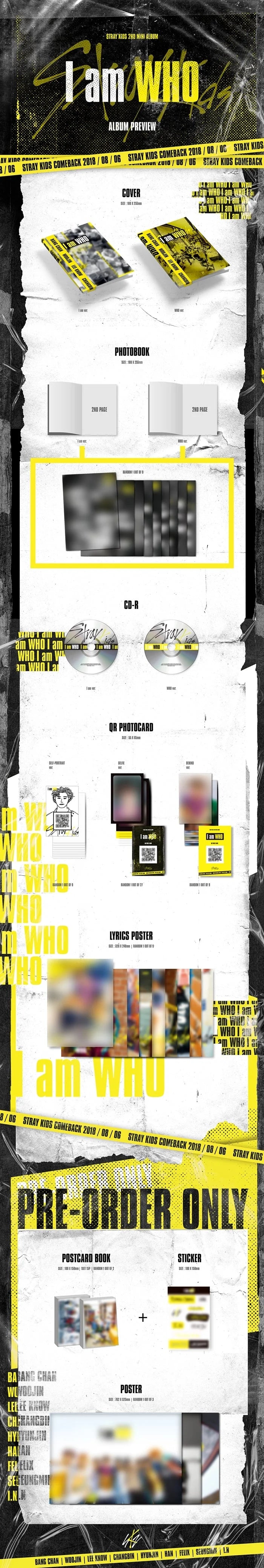 STRAY KIDS - I AM WHO (2nd mini album)