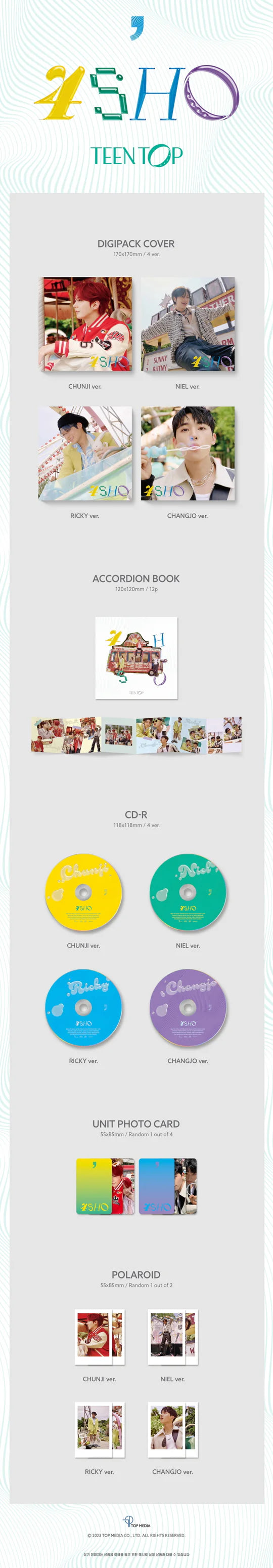 TEEN TOP - 4SHO DIGIPACK