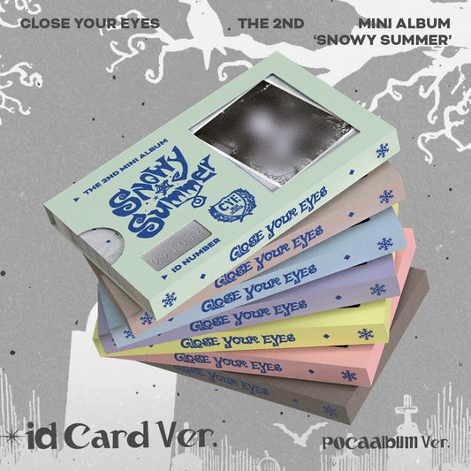 CLOSE YOUR EYES - SNOWY SUMMER (2nd Mini Album) POCAALBUM ID CARD