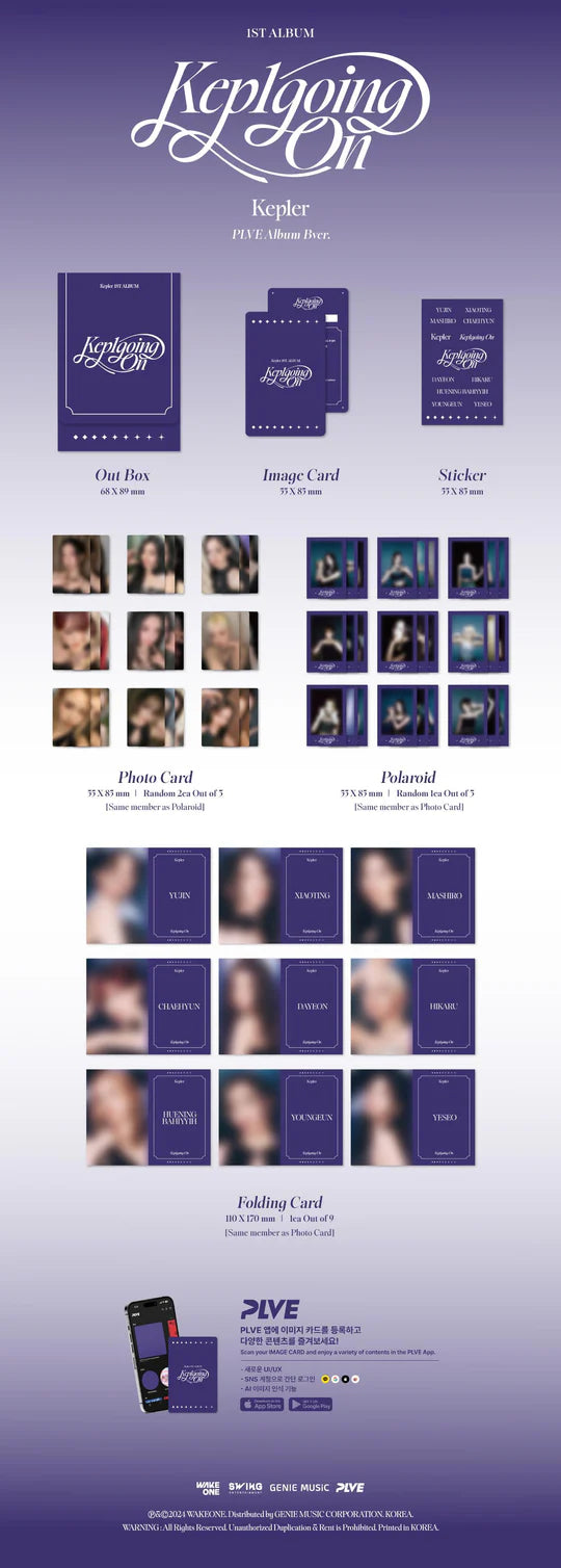 KEP1ER - KEP1GOING ON (1st Album) PLVE