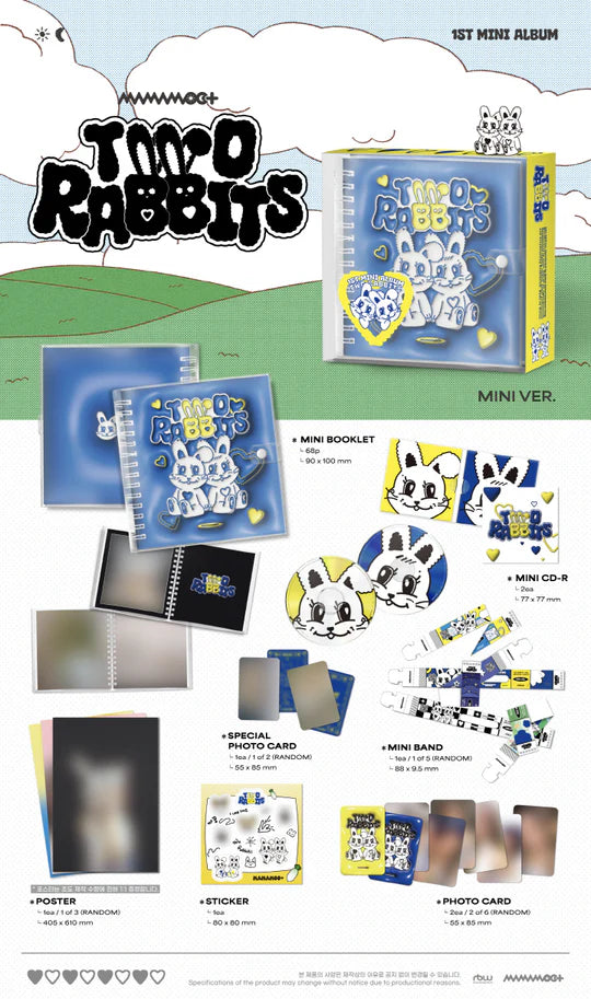 MAMAMOO+ - TWO RABBITS (1st Mini Album)