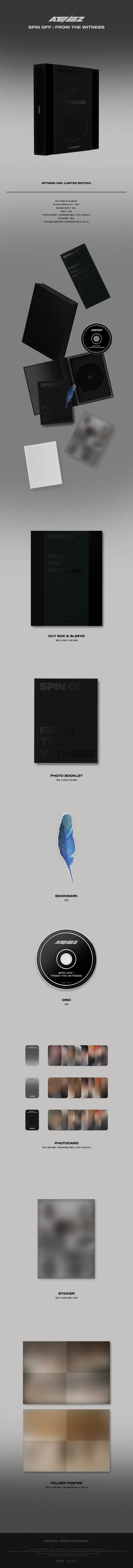 ATEEZ - SPIN OFF : FROM THE WITNESS (Limited Edition WITNESS Version)