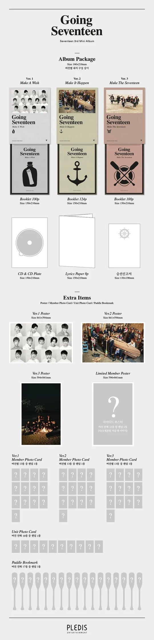 SEVENTEEN - GOING SEVENTEEN (3rd Mini Album)