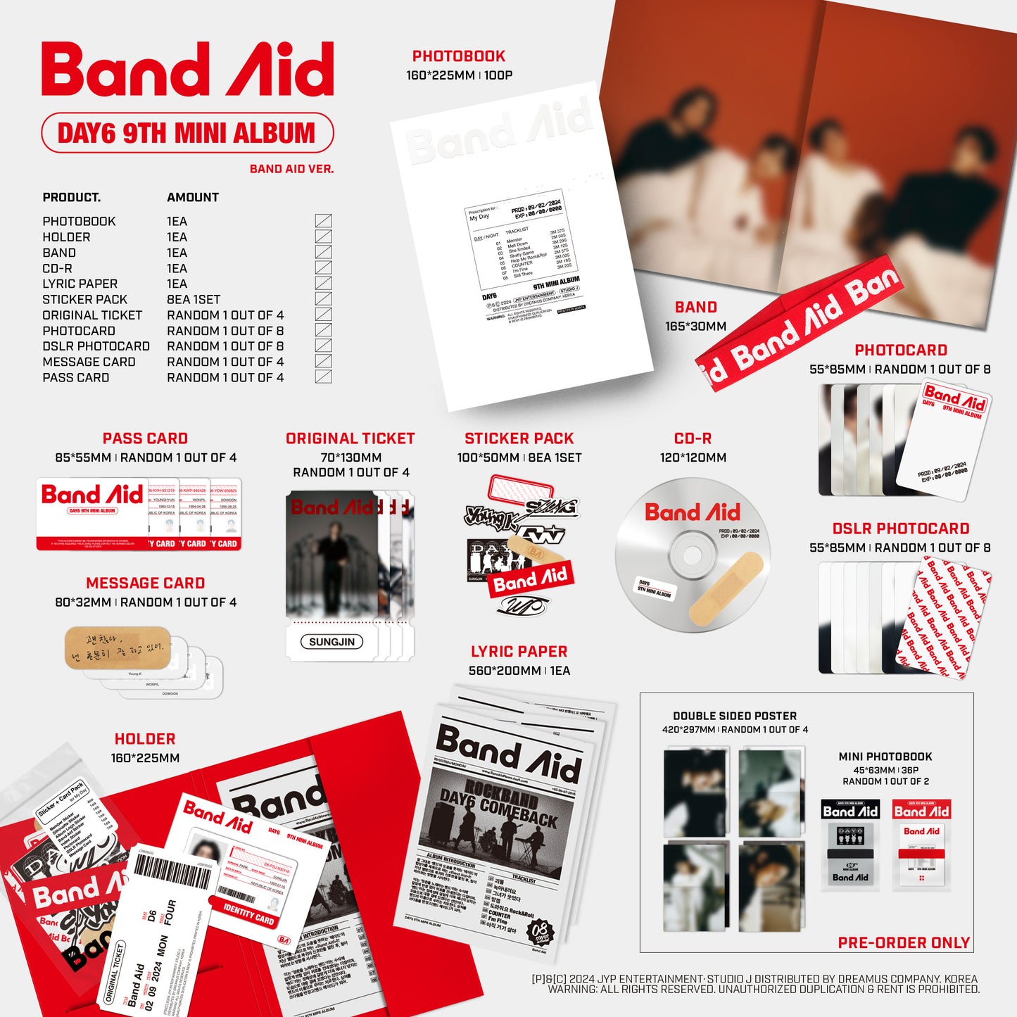 DAY6 - BAND AID (9th Mini Album)